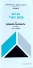 
Pamphlet - Cbs #06 - Weak Two Bids - Howard Schenken
