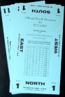 
Bridge Howell Movement Cards 22 Pairs ( 11 Tables) (Blue)
