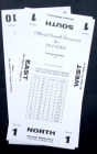 
Bridge Howell Movement Cards for 20 Pairs (10 Tables) . Grey
