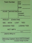 
Swiss Team Assignment And Reporting Slips Form T10 (250 Sheets) - Green
