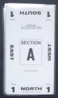 
Table Number Cards - (3 Mil) #1-10 - White (A.K.A Table Marker Cards)
