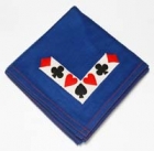 
Bridge Game Table Cover "L" Design Handmade Wool for Bridge Gaming
