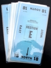 
Table Number Cards - (10 Mil) #1-18 - Blue (A.K.A Table Marker Cards)
