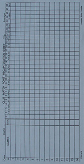 Bridge Recapitulation Sheet A28 Boards- Pad 50