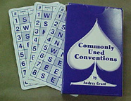 ACBL Bridge Series Commonly Used Conventions E-Z Deal Cards - Spade Series by Audrey Grant
