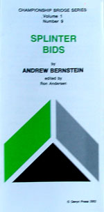 Pamphlet - Cbs #09 - Splinter Bids - Andrew Berstein