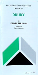 Pamphlet - Cbs #22 - Drury - Kerri Shuman