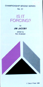 Pamphlet - Cbs #31 - Is It Forcing? - Jim Jacoby