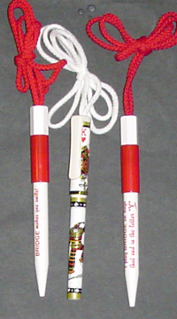 Bridge- Rope Pen With "Bridge Makes You Smile!"