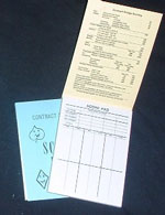 Bridge Score Pad - 100 Sheets 3 Rubbers 4"X5" - Various Color Covers