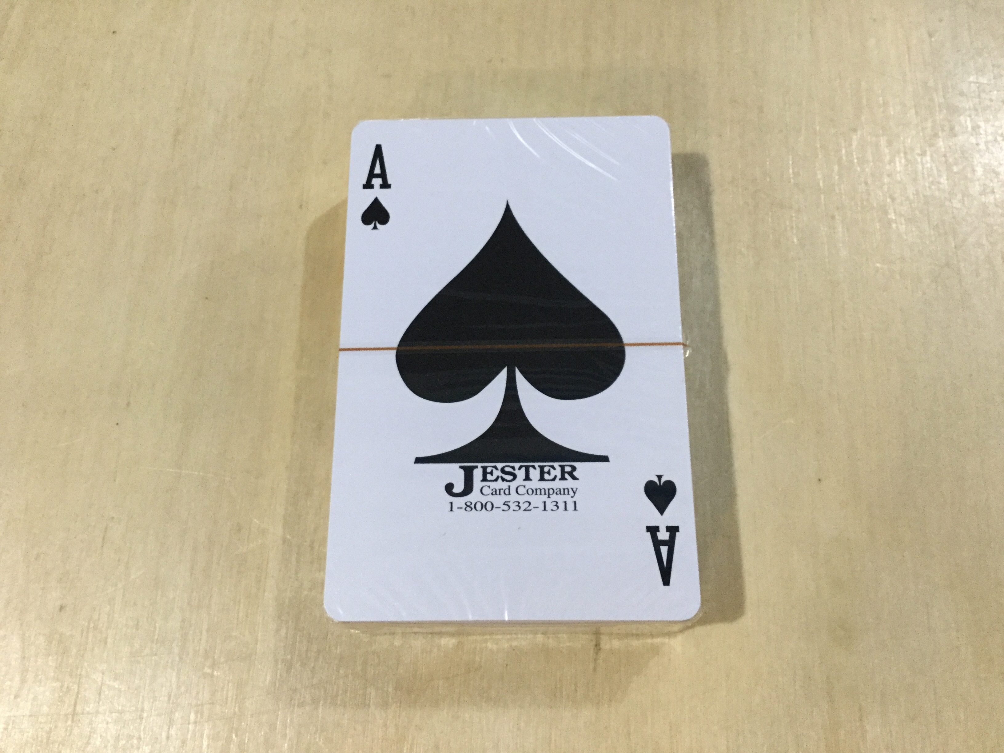 Double Deck Of Jester Cards 100 Plastic Canadian Bridge Supplies