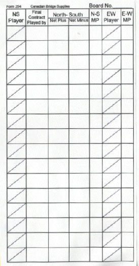 Travellers - Form 254 Individual (500) Sheets - White - View for Bulk Discounts