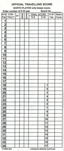 Travellers - Form 234 (500) Sheets - White - View for Bulk Discounts