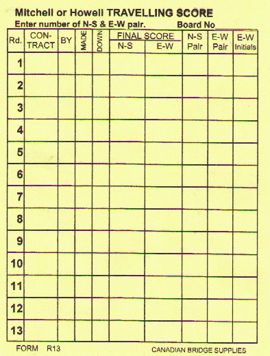 Travellers - Form R13 (500) Sheets - Yellow - View for Bulk Discounts