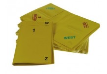 Bridge - Plastic Duplicate Wallets-Yellow. #25-32