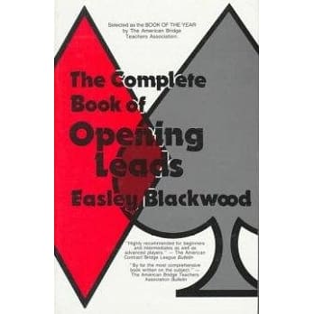 Complete Book Of Opening Leads - Blackwood