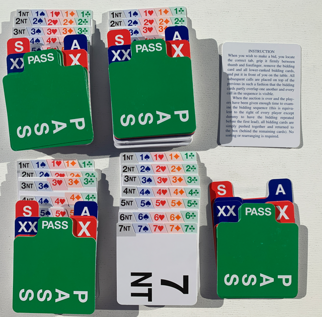 Replacement Bid Box Refills Neo - set of four (Cards only)