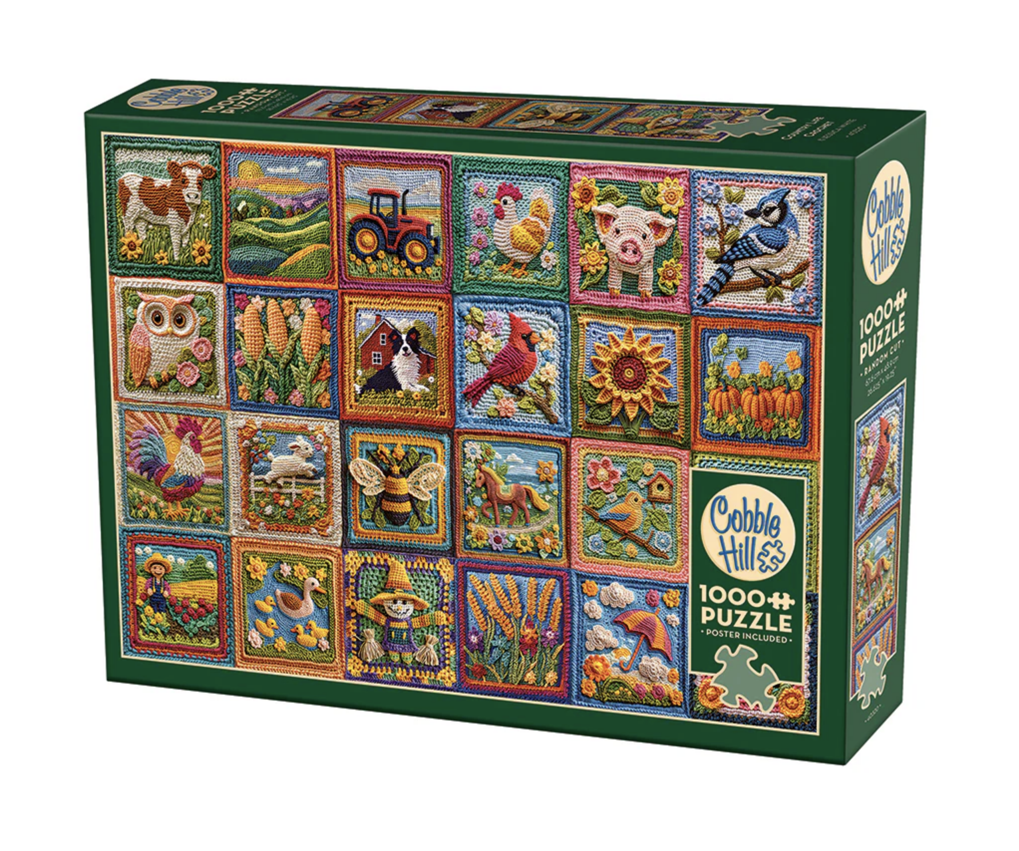 Country Life Crochet | 1000 Piece | AI Assistance