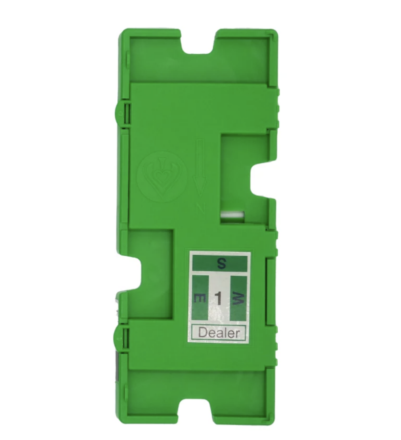 Royal Duplicate Bridge Boards Lt Green set 1-16 with Sticker