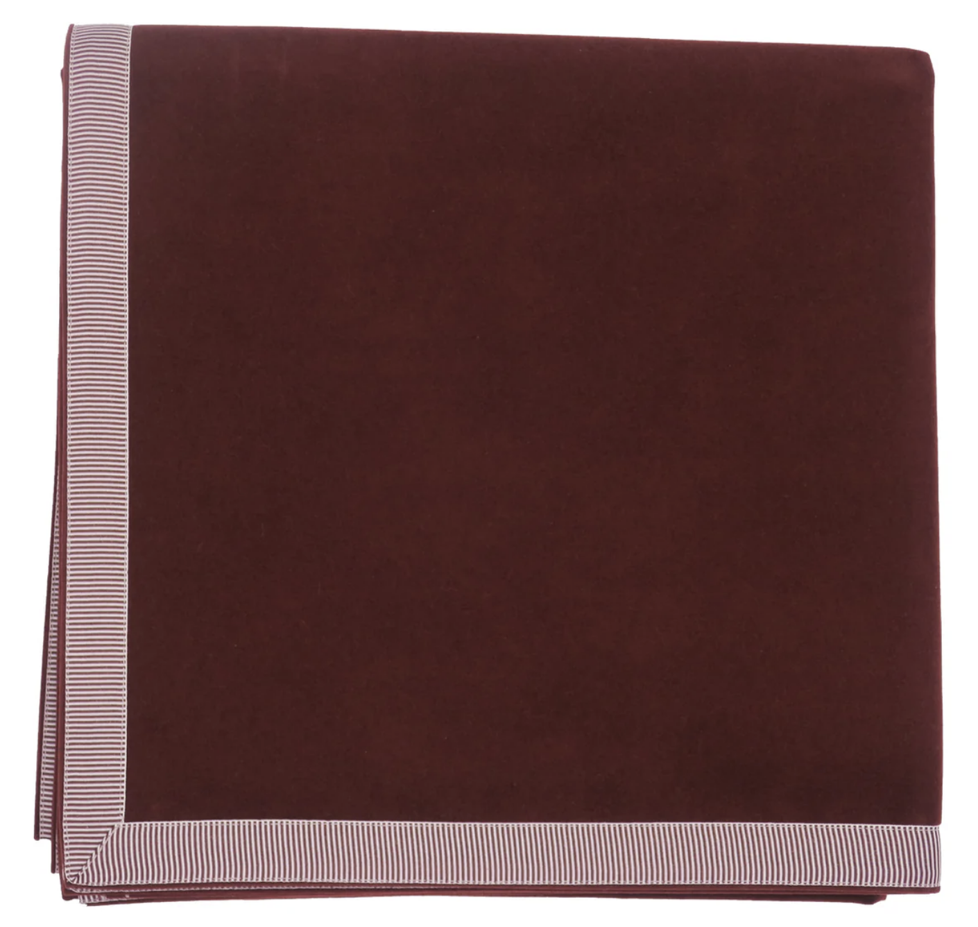 Deluxe Square Table Cover 44 in - Burgundy