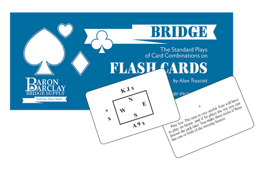 Bridge Flash Cards - The Standard Plays of Card Combinations - The Plays Every Bridge Player Must Know