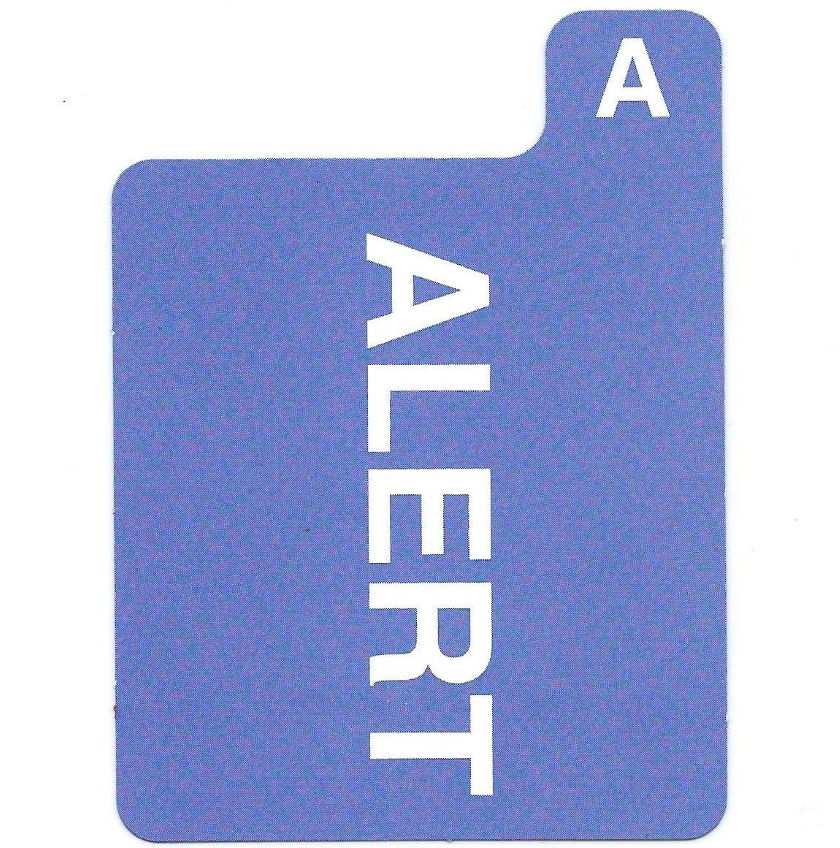 Alert-card Neo, plastic coated