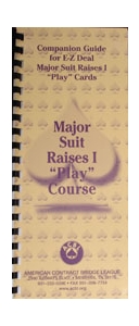 "Major Suit Raises I" Play Course by Grant