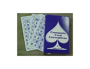 ACBL Bridge Series Commonly Used Conventions E-Z Deal Cards - Spade Series by Audrey Grant
