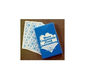 ACBL Bridge Series More Commonly Used Conventions E-Z Deal Cards - Notrump Series by Audrey Grant