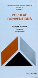 Pamphlet - Cbs #01 - Popular Conventions - Randy Baron