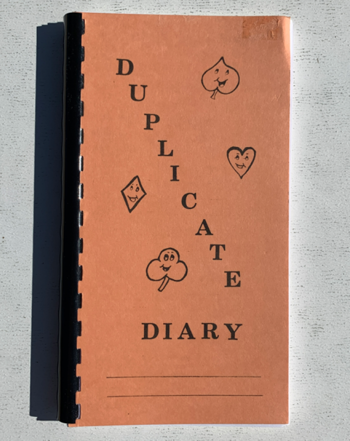 Duplicate Bridge Diary A.K.A. Log book