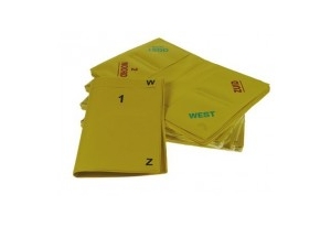 Bridge - Plastic Duplicate Wallets-Yellow. #25-32