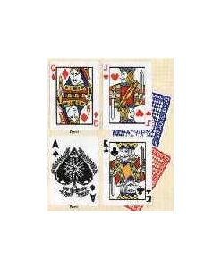 Bridge Or Poker- Cut Out Of 4 Cards- 18" High