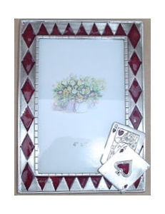 Bridge Frame For 4" X 6" Photo (Red)