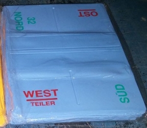 Duplicate Bridge Wallet (17-32 in Blue)