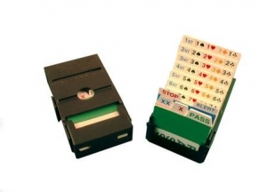 Bridge Partner Bidding Boxes Set of 4 Green