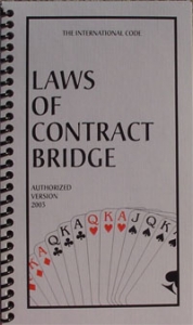 Laws Of Contract Bridge - Authorised 2003