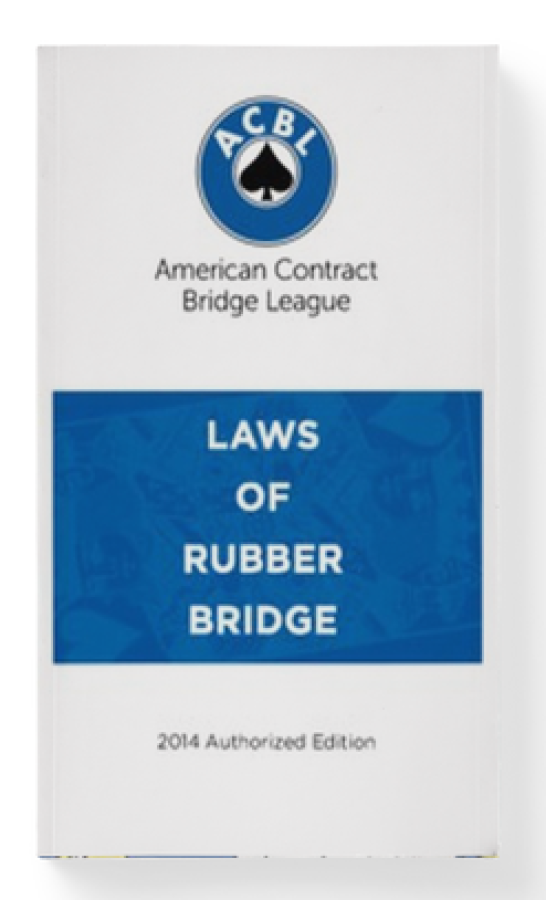 ACBL Laws of Rubber Bridge Book (2014)