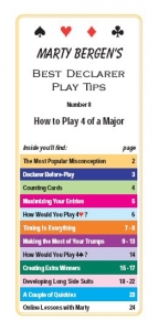 Marty Bergen's Secrets to Winning Bridge Number 8 Best Declarer Play Tiips How To Play 4 of a Major