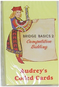 Audrey`S Coded Cards for Bridge Basics 2: Competitive Bidding