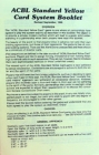 Standard Yellow Card Booklet