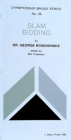 Pamphlet - Cbs #33 - Slam Bidding - George Rosenkranz
