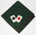 Bridge Card Table Cover - Ace- Handmade 80% Wool
