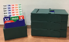 Bridge Bidding Boxes - Bid Buddy by Jannersten - Green set of four