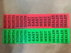 Jannersten - Stickers for Duplicate Boards Dealer/Directions