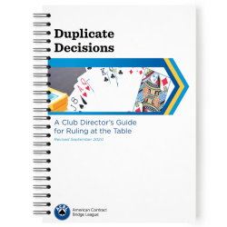 Duplicate Decisions- 2020 Edition By ACBL