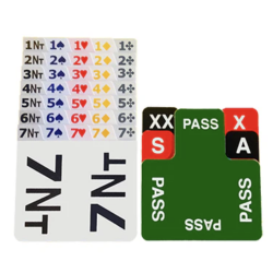 SuperBridge Box Symmetrical All Plastic Replacement Cards (set of 4)