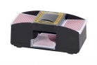 Card shuffler 2 deck electric battery powered