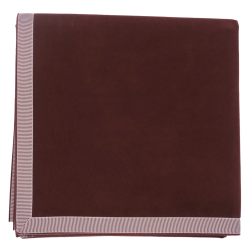 Deluxe Square Table Cover 44 in - Burgundy
