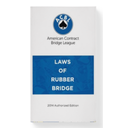 ACBL Laws of Rubber Bridge Book (2014)